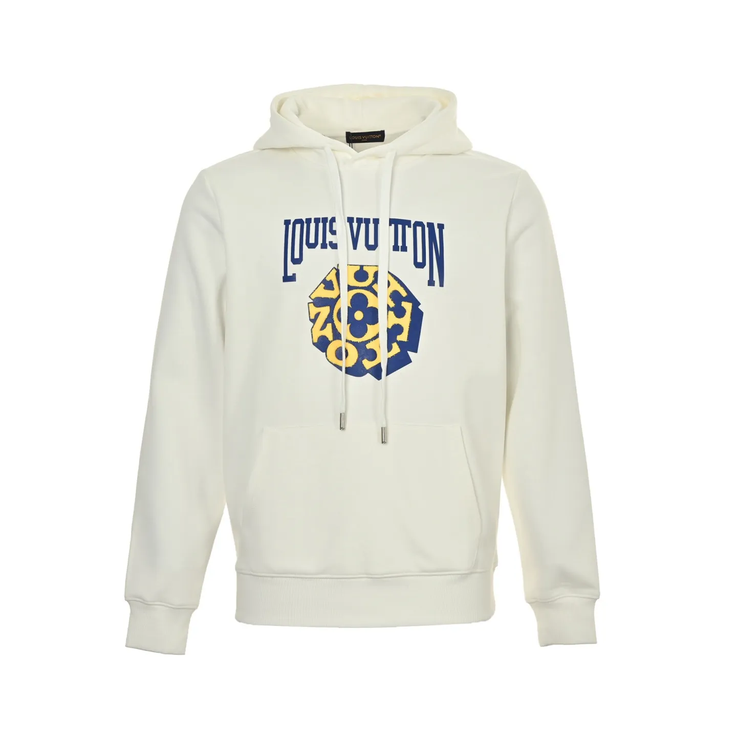 Louis Vuitton/Louis Vuitton 25Fw 3D letter patch hooded sweatshirt